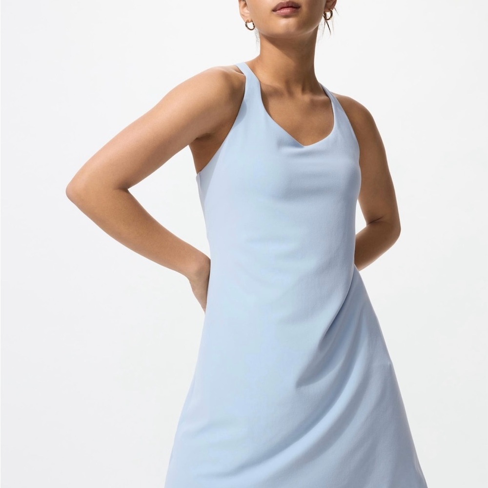 Uniqlo Light Blue Mini Dress